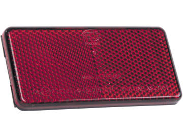 Hella® Rückstrahler rechteckig, rot, 94 x 44 x 6,5 mm, geklebt, 8RA 003 326-031 Hella® Rückstrahler rechteckig, rot, 94 x 44 x 6,5 mm, geklebt, 8RA 003 326-031