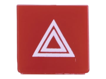 Hella® Symboleinsatz Warnblinklicht, rot, für Wippschalter, 9XT 713 630-391 Hella® Symboleinsatz Warnblinklicht, rot, für Wippschalter, 9XT 713 630-391