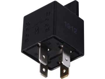 Hella® Relais 12 V, Schließer, mit Halter, 4-polig, Flachsteckanschluss, 4RA 965 400-071 Hella® Relais 12 V, Schließer, mit Halter, 4-polig, Flachsteckanschluss, 4RA 965 400-071