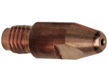 Stromdüse für "MB 25" und Schweißbrenner "ErgoPlus 25", Ø 1,0 mm, Gewinde M 6 Stromdüse für "MB 25" und Schweißbrenner "ErgoPlus 25", Ø 1,0 mm, Gewinde M 6