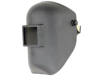Schweißhelm aus PE (Polyethylen), schwarz, Filterkassette 110 x 90 mm, besonders leicht, ohne Gläser Schweißhelm aus PE (Polyethylen), schwarz, Filterkassette 110 x 90 mm, besonders leicht, ohne Gläser