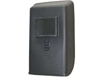 Freisicht-Schutzschild aus PP (Polypropylen), schwarz, Filterkassette 110 x 90 mm, ohne Gläser Freisicht-Schutzschild aus PP (Polypropylen), schwarz, Filterkassette 110 x 90 mm, ohne Gläser