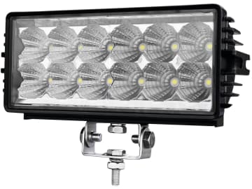 LED-Arbeitsscheinwerfer rechteckig 2.700 lm, 12 – 28 V, 12 LEDs, Funkentstörung Klasse 3 LED-Arbeitsscheinwerfer rechteckig 2.700 lm, 12 – 28 V, 12 LEDs, Funkentstörung Klasse 3