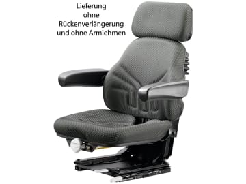 Grammer Traktorsitz "Universo® Basic Plus", mechanisch gefedert, High-Performance-Stoff, anthrazit/grün/silber Grammer Traktorsitz "Universo® Basic Plus", mechanisch gefedert, High-Performance-Stoff, anthrazit/grün/silber