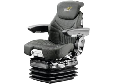 Grammer Traktorsitz "Maximo® Dynamic", luftgefedert, High-Performance-Stoff, anthrazit/grün/silber Grammer Traktorsitz "Maximo® Dynamic", luftgefedert, High-Performance-Stoff, anthrazit/grün/silber