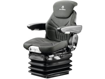 Grammer Traktorsitz "Maximo® Comfort Plus", mit/ohne Sitzheizung, luftgefedert, High-Performance-Stoff, anthrazit/grün/silber Grammer Traktorsitz "Maximo® Comfort Plus", mit/ohne Sitzheizung, luftgefedert, High-Performance-Stoff, anthrazit/grün/silber