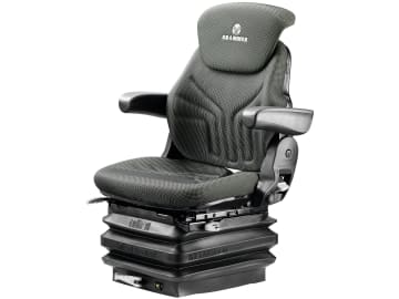 Grammer Traktorsitz "Maximo® Basic", mechanisch gefedert, High-Performance-Stoff, anthrazit/grün/silber Grammer Traktorsitz "Maximo® Basic", mechanisch gefedert, High-Performance-Stoff, anthrazit/grün/silber