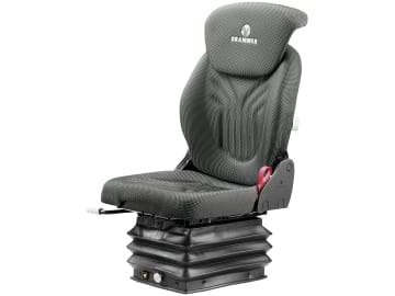 Grammer Traktorsitz "Compacto® Comfort S", luftgefedert, High-Performance-Stoff, anthrazit/grün/silber Grammer Traktorsitz "Compacto® Comfort S", luftgefedert, High-Performance-Stoff, anthrazit/grün/silber