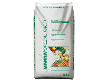 MANNA SPEZIAL PROFI organisch-mineralischer NPK 7+5+9 mit Formaldehydharnstoff 25 kg Sack MANNA SPEZIAL PROFI organisch-mineralischer NPK 7+5+9 mit Formaldehydharnstoff 25 kg Sack
