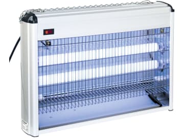 KERBL Fliegenvernichter "Eco Kill" 2 x 15 W, blau, max. 150 m², Aluminiumgehäuse, 299950 KERBL Fliegenvernichter "Eco Kill" 2 x 15 W, blau, max. 150 m², Aluminiumgehäuse, 299950