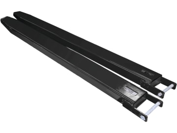 Bauer® Gabelverlängerung "GG" Unterseite geschlossen, Länge 1.800 mm, Tragkraft 2.000 kg, schwarzgrau (RAL 7021), für Gabelzinken 100 x 40 mm Bauer® Gabelverlängerung "GG" Unterseite geschlossen, Länge 1.800 mm, Tragkraft 2.000 kg, schwarzgrau (RAL 7021), für Gabelzinken 100 x 40 mm