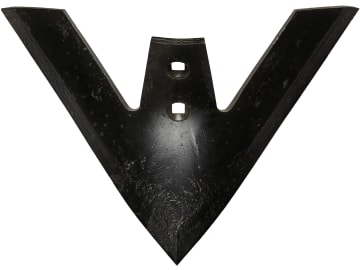 Frank Gänsefußschar 420 x 8 mm, Abstand Bohrungen 60 mm, gehärtet, universal Frank Gänsefußschar 420 x 8 mm, Abstand Bohrungen 60 mm, gehärtet, universal