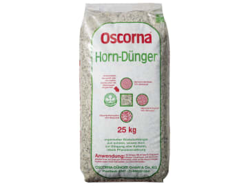 Oscorna® Hornspäne Horngries organischer Stickstoffdünger N 14 mit 85-90 % humusbildender Substanz und Spurenelementen 25 kg Sack Oscorna® Hornspäne Horngries organischer Stickstoffdünger N 14 mit 85-90 % humusbildender Substanz und Spurenelementen 25 kg Sack