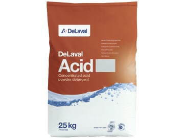 DeLaval Melkmaschinenreiniger "Acid" 25 kg sauer, Pulver, Konzentrat, 741001520 DeLaval Melkmaschinenreiniger "Acid" 25 kg sauer, Pulver, Konzentrat, 741001520