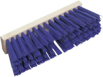 DeLaval Ersatzbesen 30 cm, Borstenbesatz PVC, blau, für Holzstiele mit 28 – 34 mm Durchmesser DeLaval Ersatzbesen 30 cm, Borstenbesatz PVC, blau, für Holzstiele mit 28 – 34 mm Durchmesser