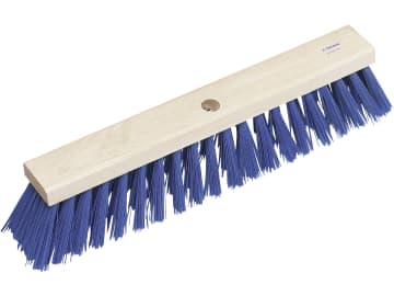 DeLaval Ersatzbesen 48 cm, Borstenbesatz PVC, blau, für Holzstiele mit 28 – 34 mm Durchmesser DeLaval Ersatzbesen 48 cm, Borstenbesatz PVC, blau, für Holzstiele mit 28 – 34 mm Durchmesser