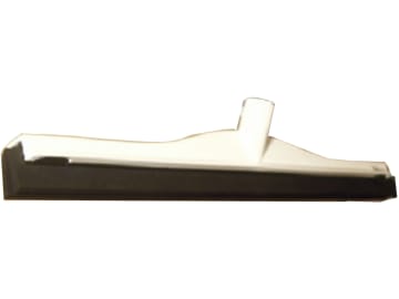 DeLaval Wasserschieber 60 cm, mit schwarzer Gummilippe, Rücken Kunststoff, weiß, Stielhalter fest, 92060111 
