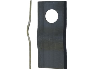MWS Kreiselmäherklinge "C", 108 x 47 x 3 mm, links/rechts, gewellt für Claas, Kuhn, Kverneland, Pöttinger, PZ Zweegers, Taarup, Vicon, 25 St. MWS Kreiselmäherklinge "C", 108 x 47 x 3 mm, links/rechts, gewellt für Claas, Kuhn, Kverneland, Pöttinger, PZ Zweegers, Taarup, Vicon, 25 St.