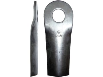 MWS Kreiselmäherklinge "G", 128 x 50 x 4 mm, links/rechts, gewölbt für Kuhn, Kverneland, Taarup, Vicon, 25 St. MWS Kreiselmäherklinge "G", 128 x 50 x 4 mm, links/rechts, gewölbt für Kuhn, Kverneland, Taarup, Vicon, 25 St.