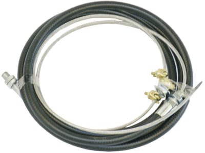 Bowdenzug mit Gewindeendstück M 12 mit 2 Muttern, Schlauchfassung M 14 x 1,5 Bowdenzug mit Gewindeendstück M 12 mit 2 Muttern, Schlauchfassung M 14 x 1,5