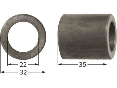 Agrimaster Distanzhülse 25 x 16 x 49 mm, 3000552 Agrimaster Distanzhülse 25 x 16 x 49 mm, 3000552