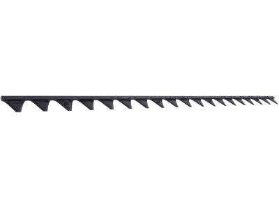 ESM Mähmesser 130 cm, Hobby-Universalbalken, glatte, schmale Klingen, ohne Verstärkungsleiste, Klingen 17, für Agria, Gutbrod, Rapid