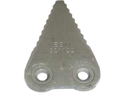 Carbodux® Messerklinge 63 x 47,5 x 2,5 mm, für Doppelmesser-Mähbalken Agria, ESM, Gutbrod, Tielbürger