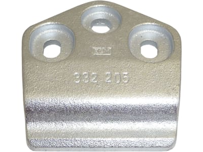 ESM Messerhalter 3 x Bohrung, fünfeckig, abgerundet, gesickte Löcher, für Agria, Busatis, 332 2050 ESM Messerhalter 3 x Bohrung, fünfeckig, abgerundet, gesickte Löcher, für Agria, Busatis, 332 2050