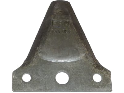 ESM Messerklinge 75 x 71,5 x 2,8 mm, für Doppelmesser-Mähbalken (Schwingenantrieb) Agria, Rapid Typ 306 L, M 203 und 205, 344 0641