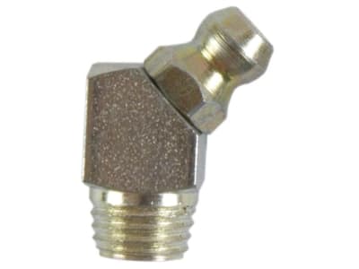 SAMOA® Schmiernippel "H3" M 6 x 1 45 ° abgewinkelt, selbstschneidend, DIN 71412, Stahl verzinkt, 12521