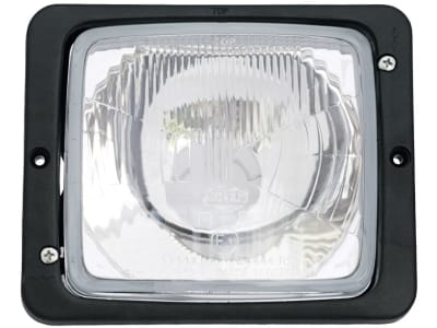 Hella® Hauptscheinwerfer links/rechts, Halogen H4, 12 V; 24 V, 173 x 144 x 99 mm, quadratisch, 1AA 004 109-021 Hella® Hauptscheinwerfer links/rechts, Halogen H4, 12 V; 24 V, 173 x 144 x 99 mm, quadratisch, 1AA 004 109-021