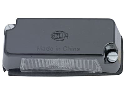 Hella® Kennzeichenleuchte hinten links/rechts, C5W, schwarz, quadratisch, 83 x 31 x 33 mm, Sockel SV 8,5-8, 2KA 003 168-021 Hella® Kennzeichenleuchte hinten links/rechts, C5W, schwarz, quadratisch, 83 x 31 x 33 mm, Sockel SV 8,5-8, 2KA 003 168-021