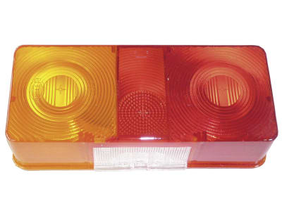 Hella® Lichtscheibe quadratisch, links, 170 x 75 mm, für Schlussleuchte mit Kennzeichenlicht, 9EL 116 844-001