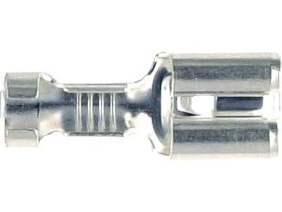 Herth + Buss Flachsteckhülse 6,3 x 0,8 mm, Kabel 1 – 2,5 mm², Messing versilbert; unisoliert, mit Rastnase, 100 St., 50 251 318 Herth + Buss Flachsteckhülse 6,3 x 0,8 mm, Kabel 1 – 2,5 mm², Messing versilbert; unisoliert, mit Rastnase, 100 St., 50 251 318