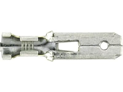 Herth + Buss Flachstecker 6,3 x 0,8 mm, Kabel 4 – 6 mm², Messing verzinnt, mit Rastnase und Rastpunkten, 50 251 524 Herth + Buss Flachstecker 6,3 x 0,8 mm, Kabel 4 – 6 mm², Messing verzinnt, mit Rastnase und Rastpunkten, 50 251 524