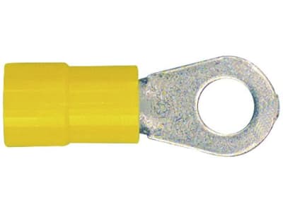 Herth + Buss Ringkabelschuh gelb 4 – 6 mm², Ø 5,3 mm, verzinnt; teilisoliert, 50 252 160