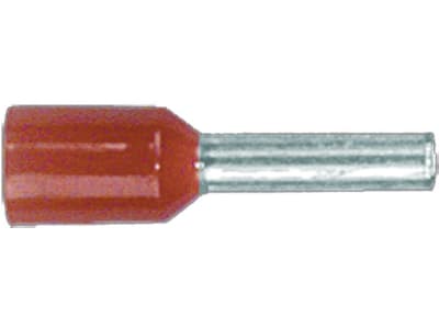 Herth + Buss Kabelendhülse 1,5 mm², rot, teilisoliert, 50 252 173