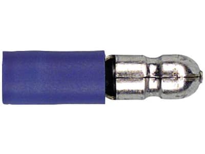 Herth + Buss Rundstecker blau, 1,5 – 2,5 mm², Ø 4 mm, verzinnt; teilisoliert, 50 252 529 Herth + Buss Rundstecker blau, 1,5 – 2,5 mm², Ø 4 mm, verzinnt; teilisoliert, 50 252 529