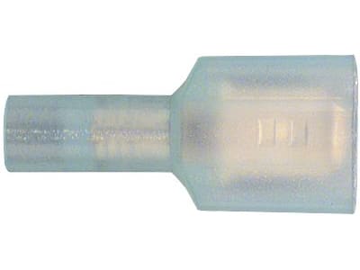 Herth + Buss Flachstecker 6,3 x 0,8 mm, Kabel 1,5 – 2,5 mm², CuZn (Messing); Nylon isoliert, blau, 50 254 216