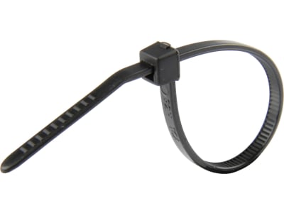 Herth + Buss Kabelbinder schwarz, 100 St., Verzahnung innen, witterungsbeständig Herth + Buss Kabelbinder schwarz, 100 St., Verzahnung innen, witterungsbeständig