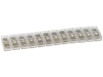 Herth + Buss Lüsterklemme 12-polig, 6,3 mm; Flachstecker, transparent Herth + Buss Lüsterklemme 12-polig, 6,3 mm; Flachstecker, transparent