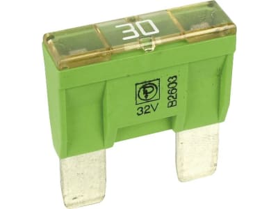 Herth + Buss Flachstecksicherung "Maxi", 32 V, 30 A, rohrgrün, 50 295 543