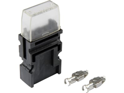 Herth + Buss Sicherungshalter, 80 V, 30 A, mit wasserdichtem Deckel, für Flachstecksicherungen "Standard", 50 300 059 Herth + Buss Sicherungshalter, 80 V, 30 A, mit wasserdichtem Deckel, für Flachstecksicherungen "Standard", 50 300 059