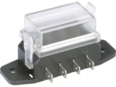 Herth + Buss Sicherungsdose 79 x 37 x 46 mm, 4-polig, Aufbau für Flachstecksicherungen "Standard", 50 300 424 Herth + Buss Sicherungsdose 79 x 37 x 46 mm, 4-polig, Aufbau für Flachstecksicherungen "Standard", 50 300 424