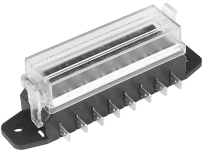 Herth + Buss Sicherungsdose 119 x 37 x 32 mm, 8-polig, Aufbau für Flachstecksicherungen "Standard", 50 300 824 Herth + Buss Sicherungsdose 119 x 37 x 32 mm, 8-polig, Aufbau für Flachstecksicherungen "Standard", 50 300 824