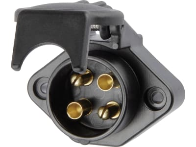 Herth + Buss Steckdose 4-polig, 6 – 24 V, Schraubanschluss, Kunststoff, 51 305 114 Herth + Buss Steckdose 4-polig, 6 – 24 V, Schraubanschluss, Kunststoff, 51 305 114