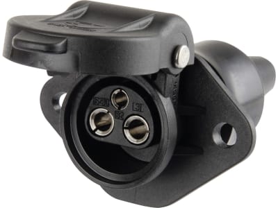 Herth + Buss Steckdose 3-polig, 6 – 24 V, Flachsteckanschluss 6,3 mm, Kunststoff, 51 305 135 Herth + Buss Steckdose 3-polig, 6 – 24 V, Flachsteckanschluss 6,3 mm, Kunststoff, 51 305 135