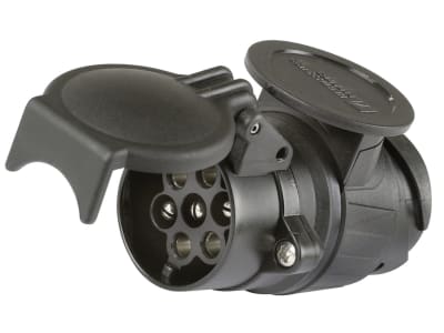 Herth + Buss Anhänger-Adapter 12 V Stecker 7-polig; Steckdose 13-polig, Länge 102 mm, 51 305 470 Herth + Buss Anhänger-Adapter 12 V Stecker 7-polig; Steckdose 13-polig, Länge 102 mm, 51 305 470