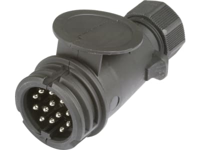 Herth + Buss Stecker 12 V, 13-polig, Schraubanschluss, Kunststoff, 51 305 631 Herth + Buss Stecker 12 V, 13-polig, Schraubanschluss, Kunststoff, 51 305 631