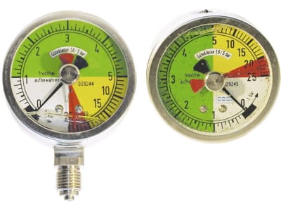 Holder Manometer , Ø Betriebsdruck 0 bis 25 bar Holder Manometer , Ø Betriebsdruck 0 bis 25 bar